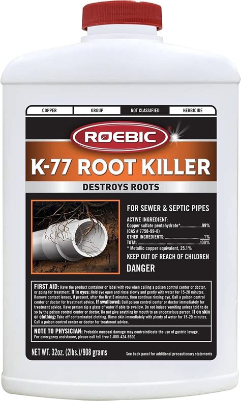 how often to put root killer in distribution box|roebic root killer.